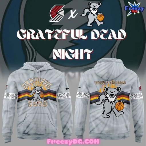 Portland Trail Blazers Grateful Dead Night 2024 Hoodie