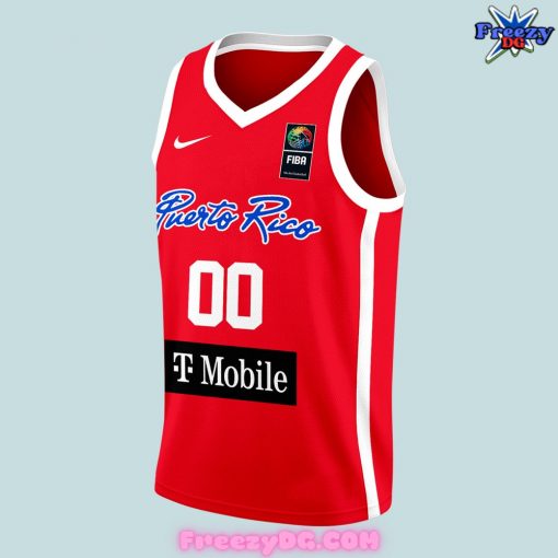 Puerto Rico FIBA CentroBasket Women’s Championship 2024 Red Basketball Jersey