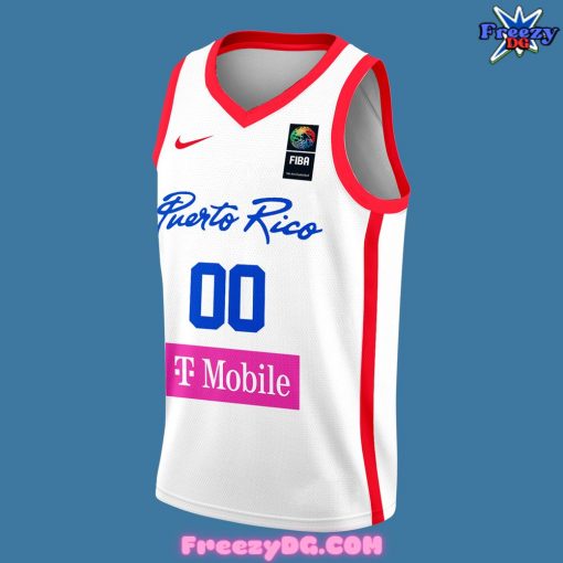 Puerto Rico FIBA CentroBasket Women’s Championship 2024 White Basketball Jersey