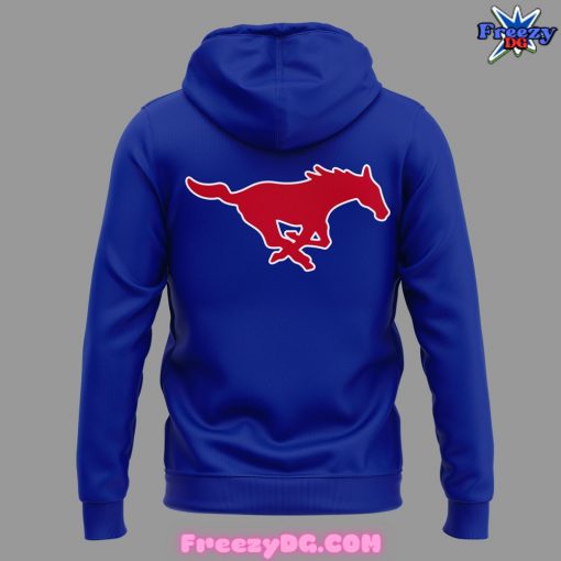 SMU Mustangs Football Special Edition Blue Hoodie