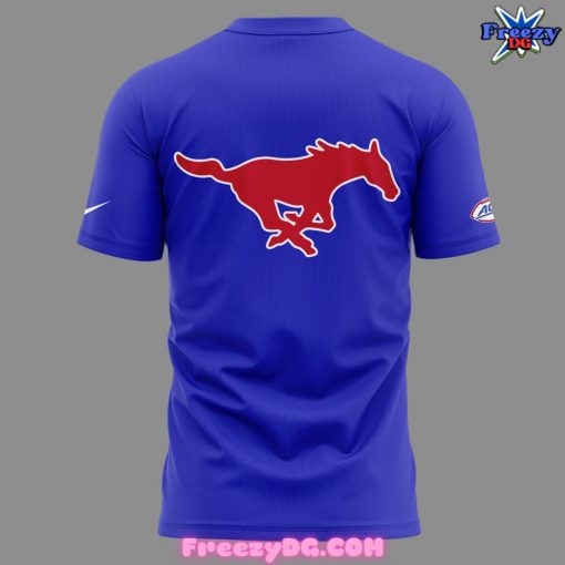 SMU Mustangs Football Special Edition Blue T-Shirt