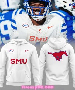 SMU Mustangs Football Special Edition White Hoodie