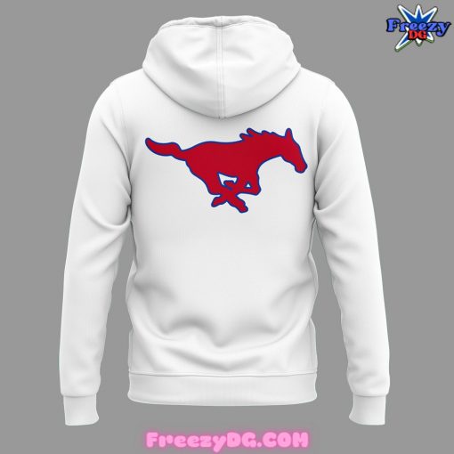 SMU Mustangs Football Special Edition White Hoodie