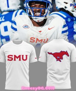 SMU Mustangs Football Special Edition White T-Shirt