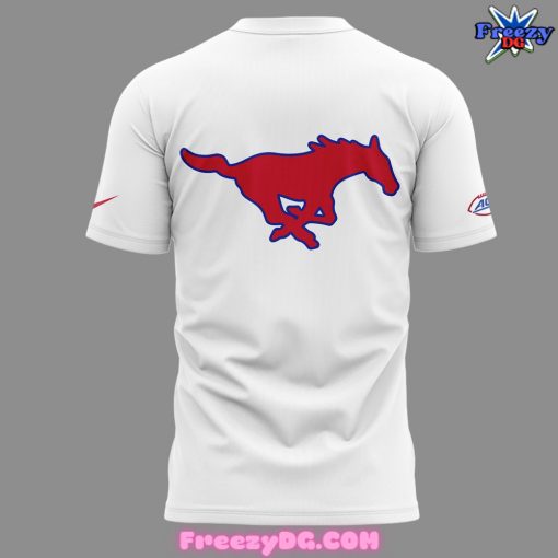 SMU Mustangs Football Special Edition White T-Shirt