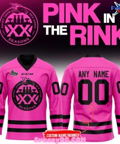 Saint John Sea Dogs Special Pink Hockey Jersey