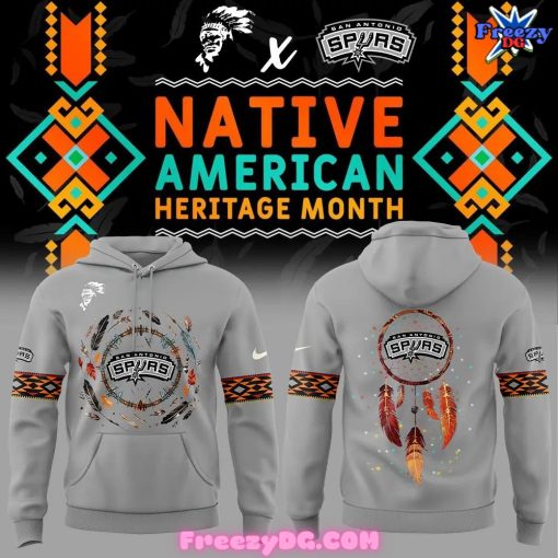 San Antonio Spurs Native American Heritage Month 2024 Hoodie