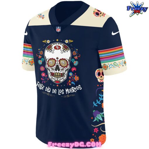 San Francisco 49ers Dia De Los Muertos 2024 Football Jersey