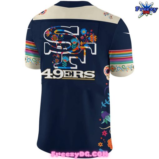 San Francisco 49ers Dia De Los Muertos 2024 Football Jersey