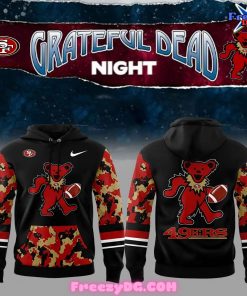 San Francisco 49ers Grateful Dead Night Camo Hoodie