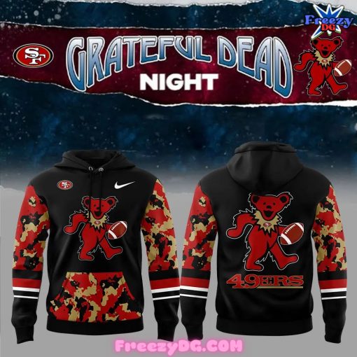 San Francisco 49ers Grateful Dead Night Camo Hoodie