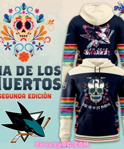 San Jose Sharks Dia De Los Muertos Special Hoodie