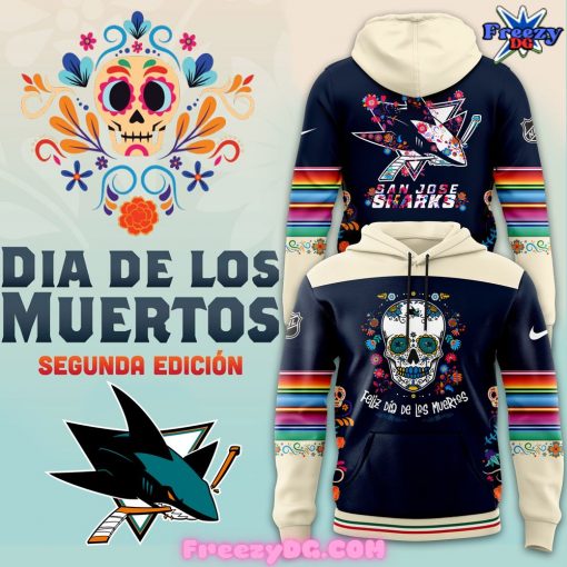 San Jose Sharks Dia De Los Muertos Special Hoodie