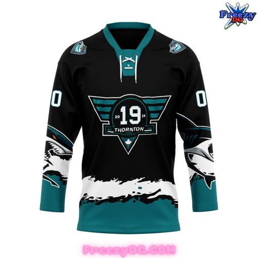 San Jose Sharks Thornton #19 Custom Hockey Jersey