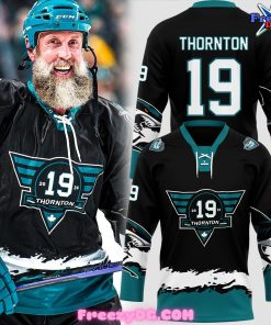 San Jose Sharks Thornton #19 Hockey Jersey