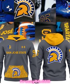 San Jose State Spartans Football Grey Hoodie