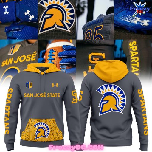 San Jose State Spartans Football Grey Hoodie