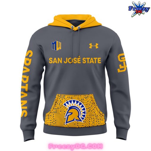 San Jose State Spartans Football Grey Hoodie