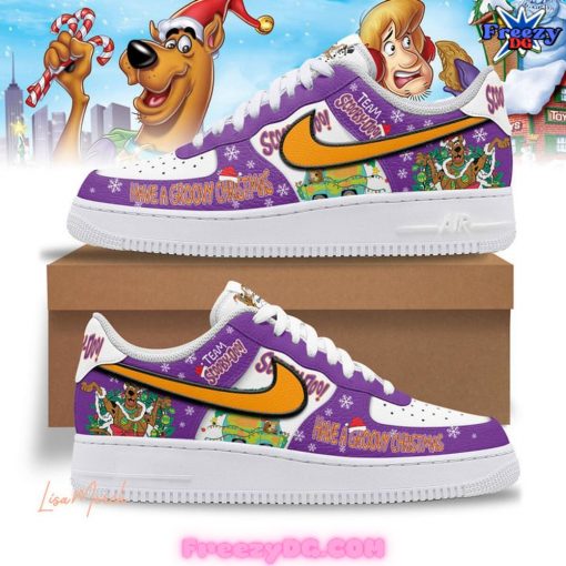 Scooby-Doo Have A Groovy Christmas Nike Air Force 1