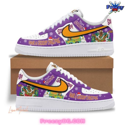 Scooby-Doo Have A Groovy Christmas Nike Air Force 1