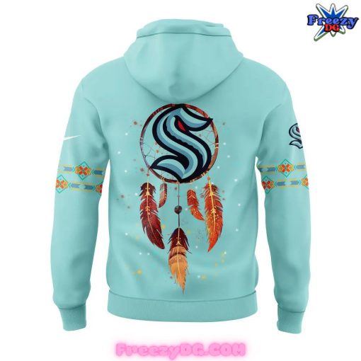 Seattle Kraken Native American Heritage Month 2024 Hoodie