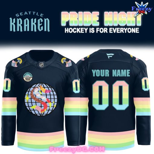 Seattle Kraken Pride Night Special Edition Hockey Jersey