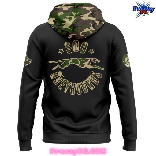 Soo Greyhounds Military Appreciation Special Hoodie