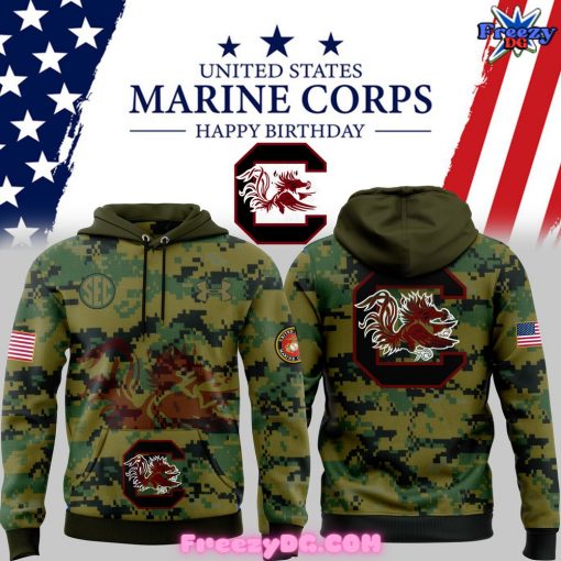 South Carolina Gamecocks United States Marine Corps 2024 Hoodie