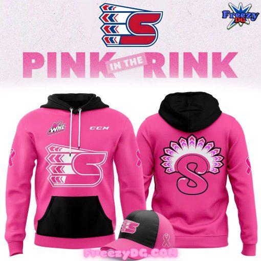 Spokane Chiefs Pink in the Rink Hoodie