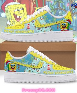 SpongeBob SquarePants Merry Christmas Nike Air Force 1