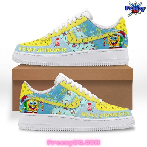 SpongeBob SquarePants Merry Christmas Nike Air Force 1