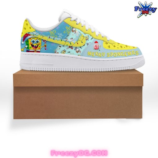 SpongeBob SquarePants Merry Christmas Nike Air Force 1