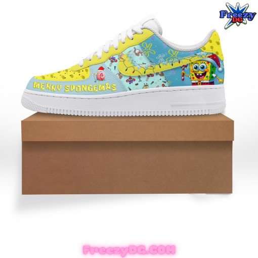 SpongeBob SquarePants Merry Christmas Nike Air Force 1