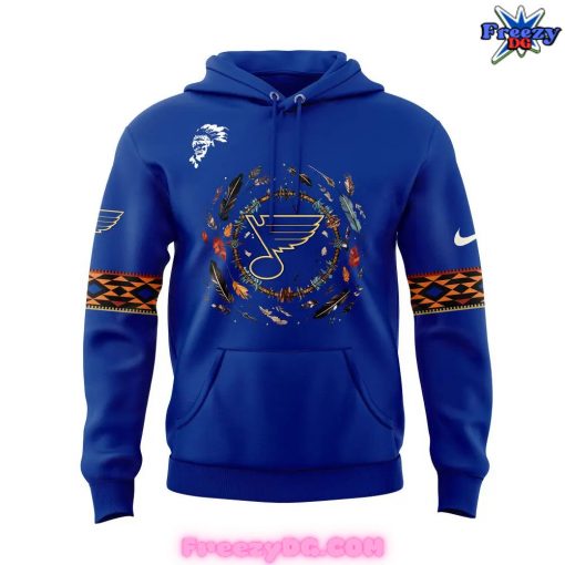 St. Louis Blues Native American Heritage Month 2024 Hoodie