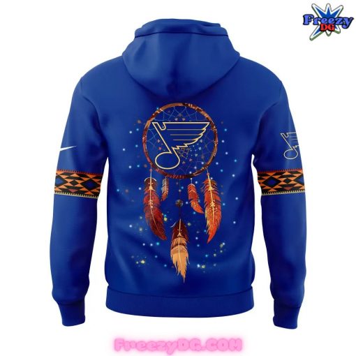 St. Louis Blues Native American Heritage Month 2024 Hoodie