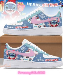 Stitch Merry Stitchmas Limited Edition Nike Air Force 1