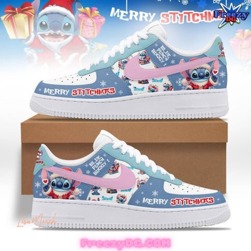 Stitch Merry Stitchmas Limited Edition Nike Air Force 1