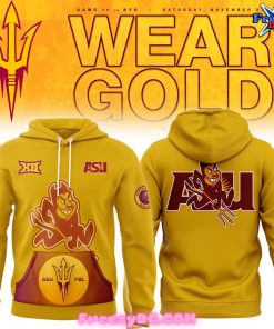 Arizona State Sun Devils Football 2024 Homecoming Special Gold Hoodie