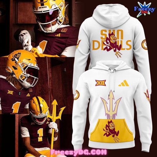 Arizona State Sun Devils Football 2024 Homecoming Special White Hoodie