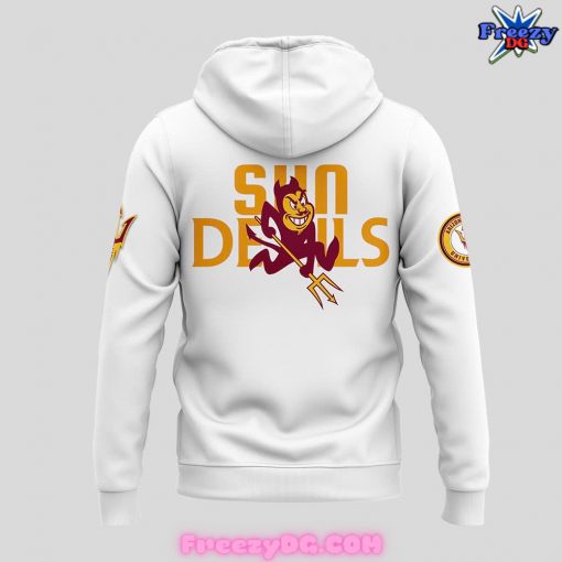 Arizona State Sun Devils Football 2024 Homecoming Special White Hoodie