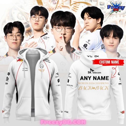 T1 World 2024 Champions Special Edition Zip Hoodie