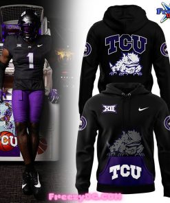 TCU Horned Frogs Football Brand New 2024 Black Hoodie