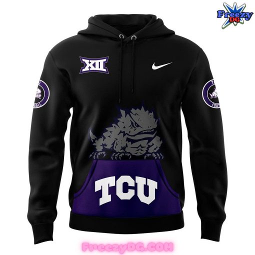 TCU Horned Frogs Football Brand New 2024 Black Hoodie