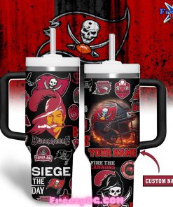 Tampa Bay Buccaneers Custom Stanley Tumbler Cup