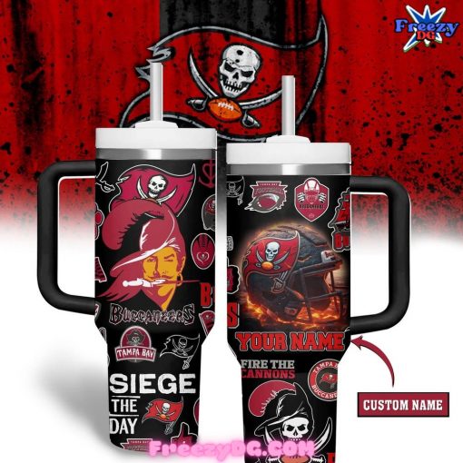 Tampa Bay Buccaneers Custom Stanley Tumbler Cup