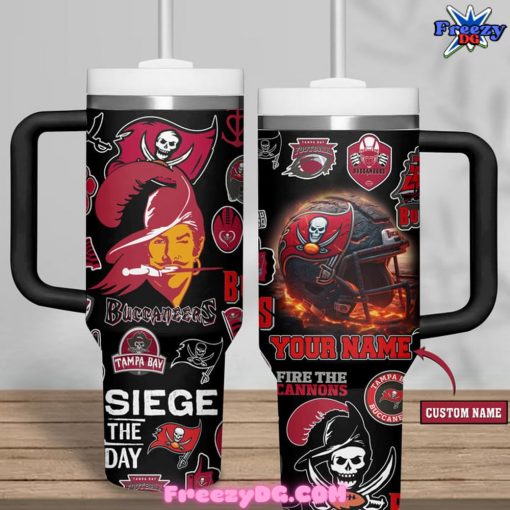 Tampa Bay Buccaneers Custom Stanley Tumbler Cup