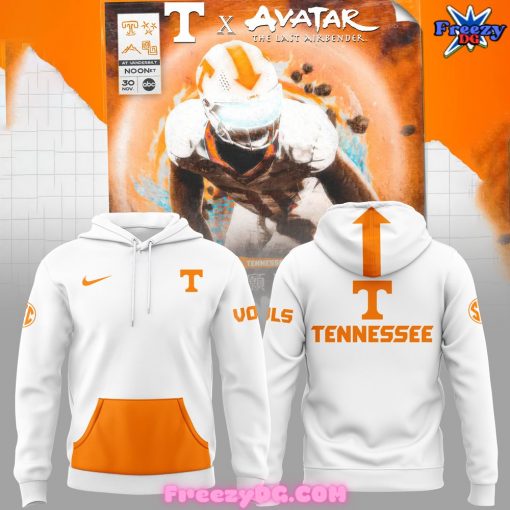 Tennessee Football x Avatar: The Last Airbender White Hoodie