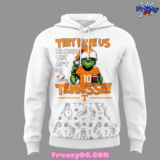 Tennessee Vols Go Vols Christmas White Hoodie