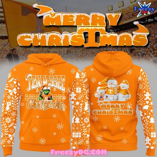 Tennessee Volunteers Merry Christmas Orange Hoodie