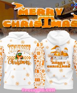 Tennessee Volunteers Merry Christmas White Hoodie